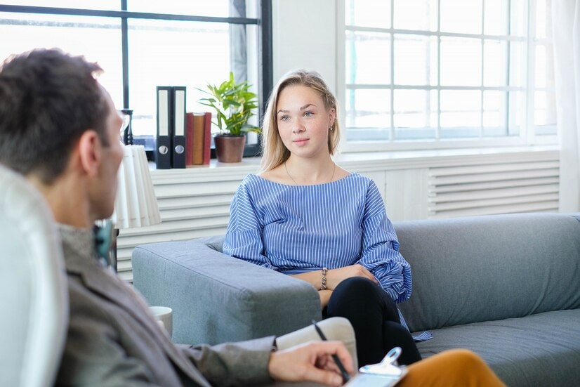life coach and a client
